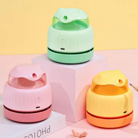 무선 미니 청소기 책상용 키보드 충전식 작업용 연필깎이 무선청소기 미니청소기