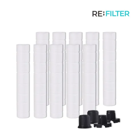 리필터 바디럽 퓨어썸 샤워기용 호환 필터 벌크형 10개입