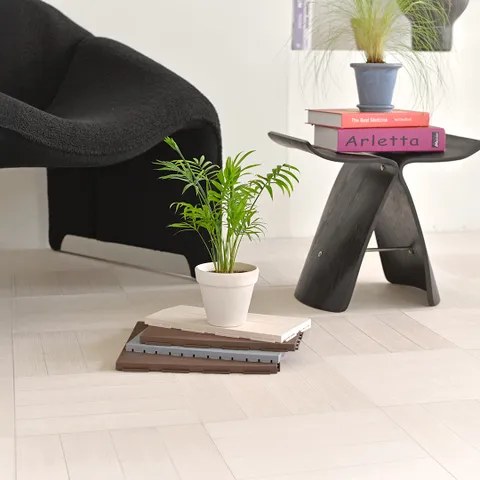 위스테이 조립식 데크 타일 현관 베란다 테라스 다용도실 촘촘한 일자형 간편설치 마루 시공