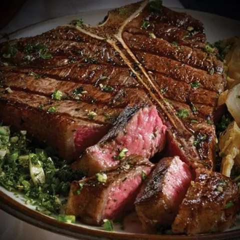 Fresh 블랙앵거스 초이스등급 3.5cm 티본 스테이크 750g 등심 안심 소고기