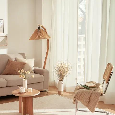 화이트 워싱 광목커튼 140X280