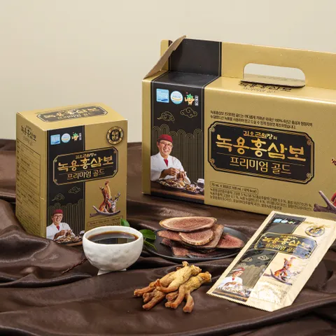 [웰스앤헬스]  2025 김오곤 녹용홍삼보 프리미엄골드 홍삼 녹용즙 3개월+1개월 (70ml x 120포)