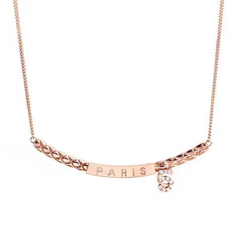 [아이비골드] 14K 라운딩 스마일 목걸이 CA400000