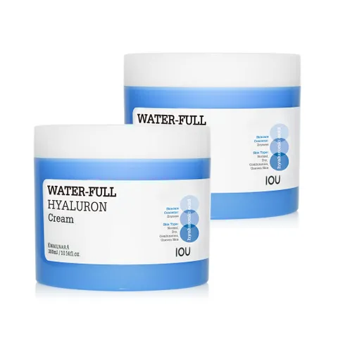 아이오유 워터풀 히알루론산 수분 보습 크림 300ml X 2개