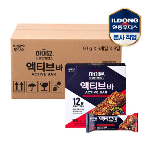 프로틴 밸런스 액티브 바 넛츠 50g 8박스(48입)