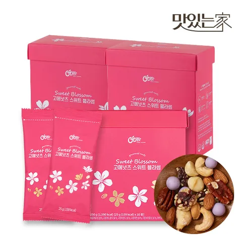 고메넛츠 스위트블라썸 25g 10입 X 3박스