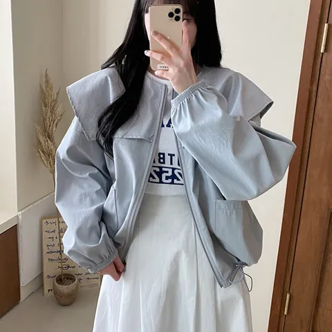 H스타일DK메란세일러JP 여성봄점퍼 여자봄JP 봄아우터 봄자켓