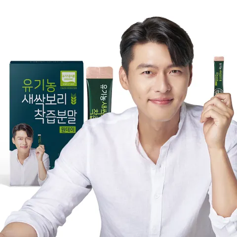 100% 유기농 새싹보리 착즙분말 원데이 1박스 (1개월분)