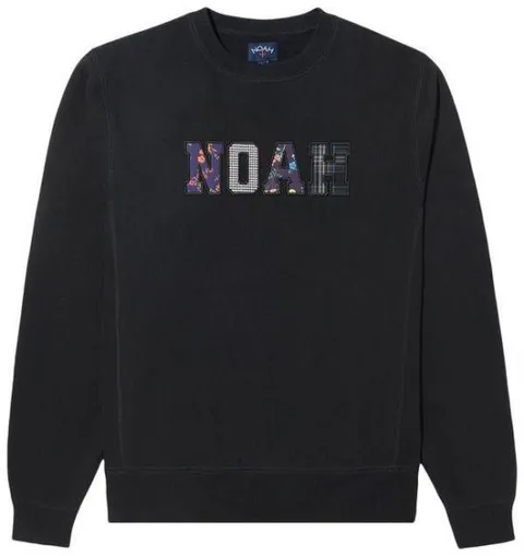 노아 긴팔 티셔츠 SS126FW23BLK BLACK DOM