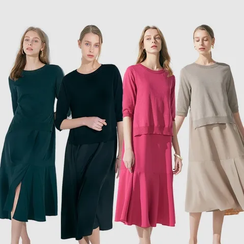 [에떼르나] 여성 린넨 블랜드 썸머 원피스 4종 택1