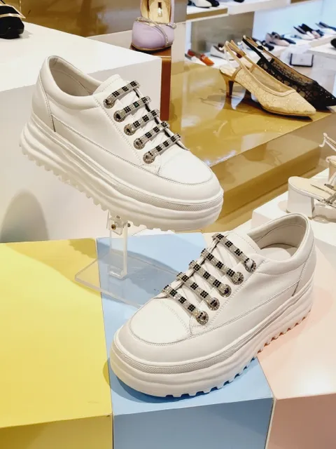 여성 캐쥬얼 키높이 스니커즈 OZP3S059 2color 6cm