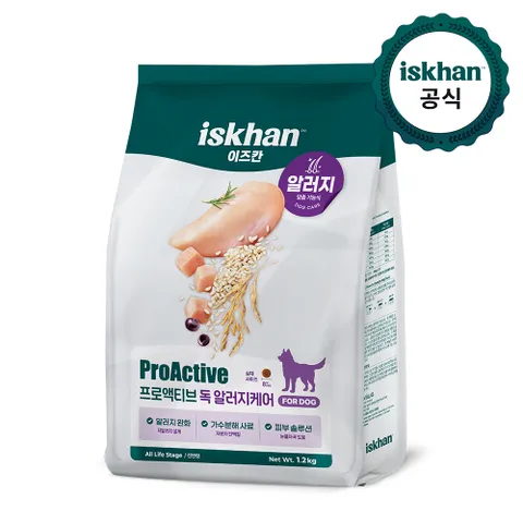 이즈칸 독 프로액티브 알러지케어 1.2kg