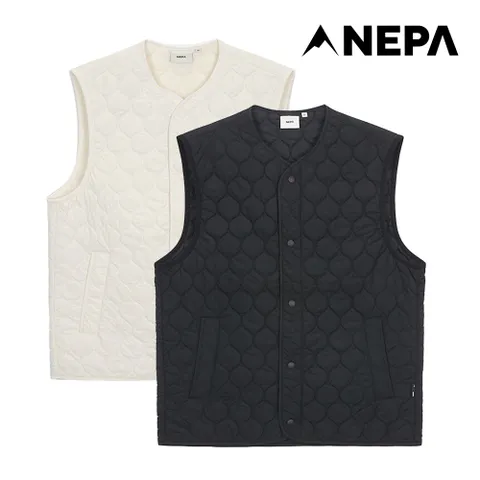 공용 퓨레 라이트 패딩 베스트 (넥리스) 7LC1460