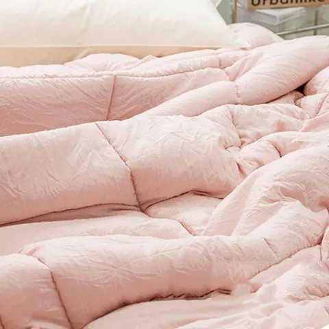 침대이불세트 가을 침대 간절기 차렵이불 이불 퀸 Q 핑크