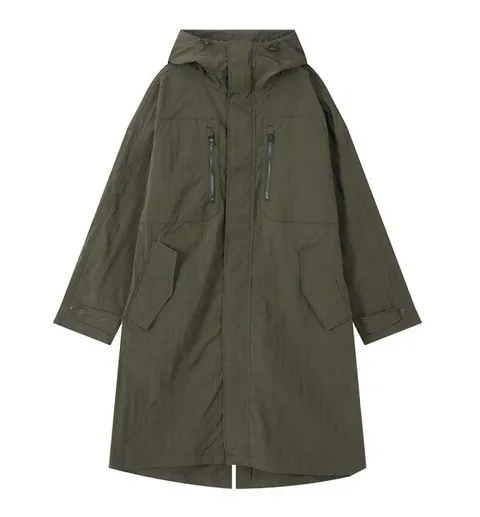 [U.T] 유니 N/P 후드 롱기장 야상 점퍼 (B251JP102P)_DJ