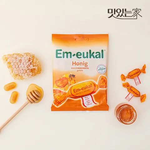 독일직수입 천연허브 목캔디  허니꿀 75g