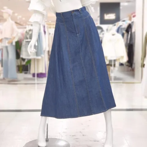 abfz sh06 뒷밴딩 여름 데님 롱 스커트 SLBHZ5S36G (33270809)