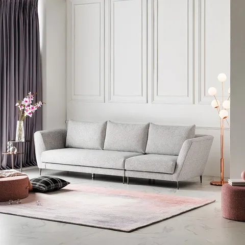 봄소와 다소니 4인용 알파인 패브릭 소파