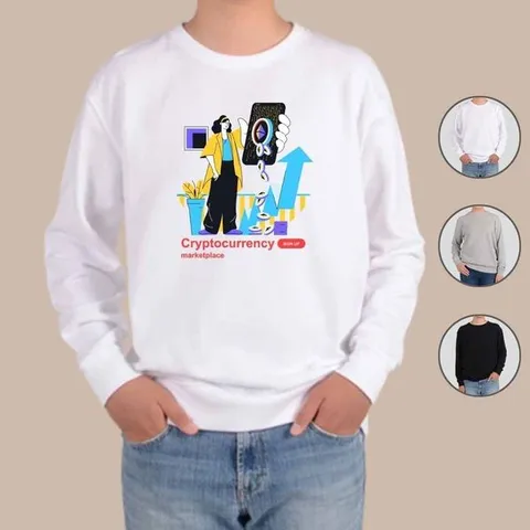 [하프클럽]  기모맨투맨 가상화폐 비트코인 비즈니스 디자인