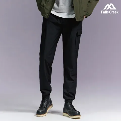 남성 융기모 패딩 조거 팬츠