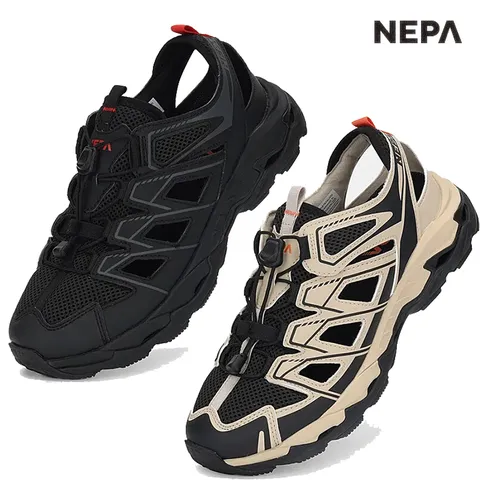 남여공용 파인더 일상 가벼운 산행 하이킹 샌들 7LD7674