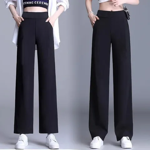 힙제이 (S~XL) 길이선택 와이드팬츠 통바지 여성 기장선택 슬랙스