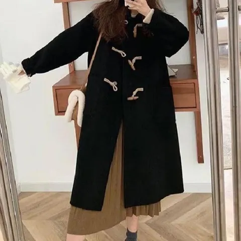여자코트 여자 클래식 스타일 떡볶이 롱코트 1P 고품질 아우터