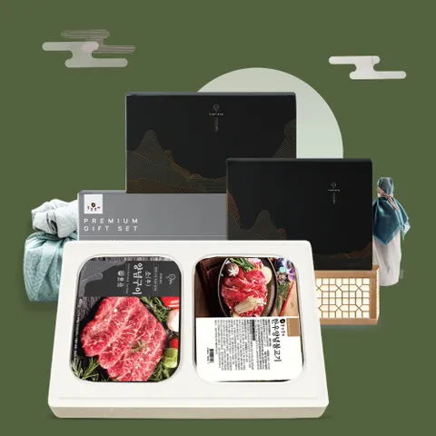 강강술래 프리미엄 소양념 실속 선물세트 2호 (1.1kg)