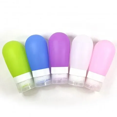 출장 여행시 휴대용 실리콘 원형 공병 38ml 실리콘공병 원형공병 휴대용공병 로션공병