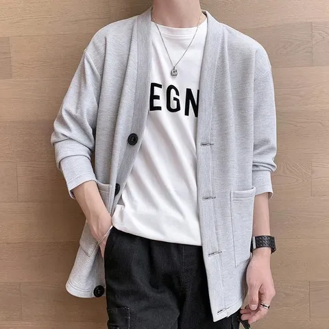 남성 바람솔솔 캐쥬얼 봄 가디건 (10205187A)