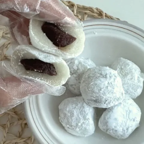 한입 미니 찹쌀떡 56개 1박스 간식 쫀득한 작은 모찌 미니찹쌀떡 한입찹쌀떡 작은찹쌀떡