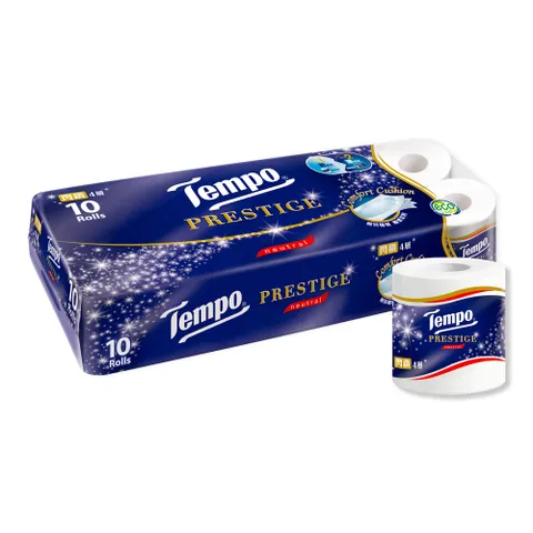 4겹 프레스티지 프리미엄 화장지 롤티슈 17m-10롤x1팩