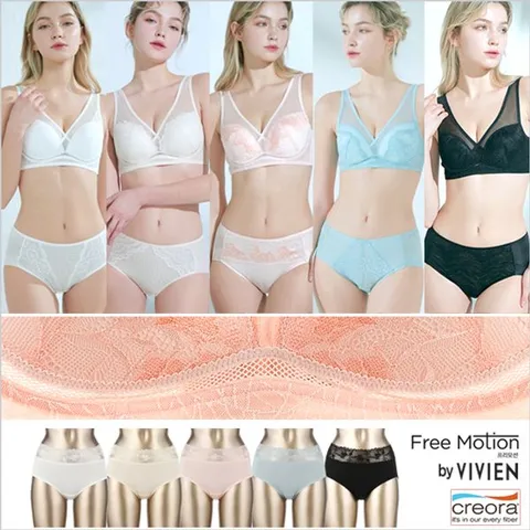 [하프클럽/비비안]런닝형 무빙 노와이어 브라팬티 16종RS679