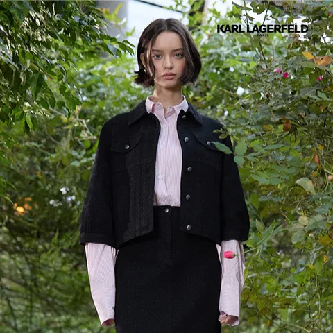 칼라거펠트 25SS 세미오버핏 테이핑 셔츠