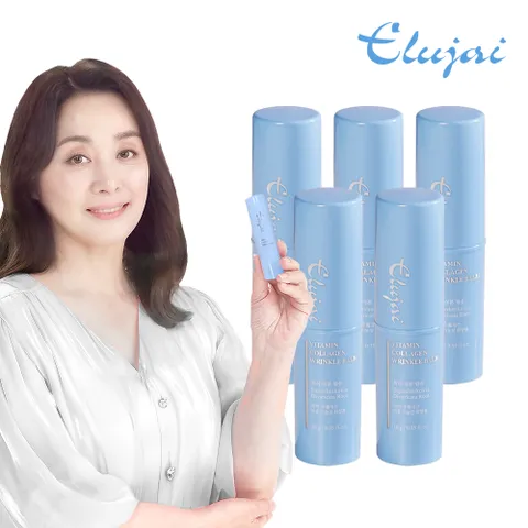 [홈쇼핑정품]  비타민 콜라겐 링클밤 5개/ 멀티밤 주름지우개 미백 보습 탄력 피부 링클케어