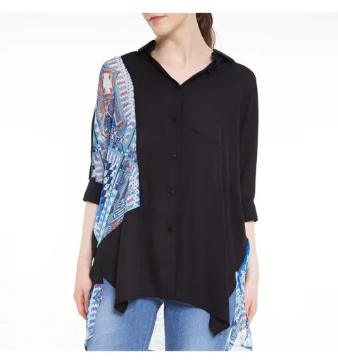 페이즐리 아트  블라우스