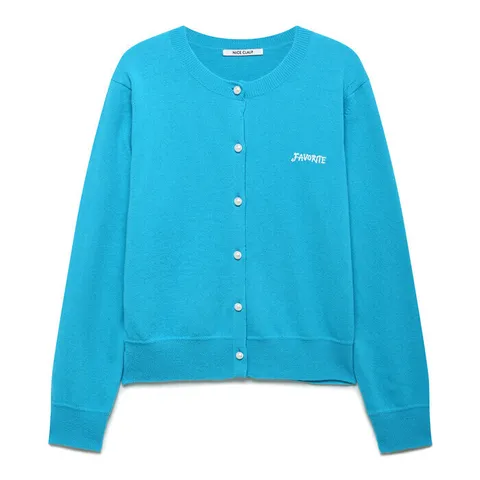 [나이스크랍프리미엄] 울 혼방 자수 가디건 N254PWK946 463691