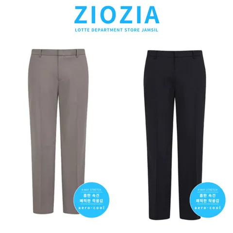 [롯데백화점]4컬러) 여름에어로쿨 스트레이트일자핏슬랙스 ADF2PP1902
