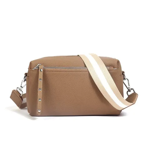 [브리치]  / 베로 위빙 스트랩 소가죽 크로스백