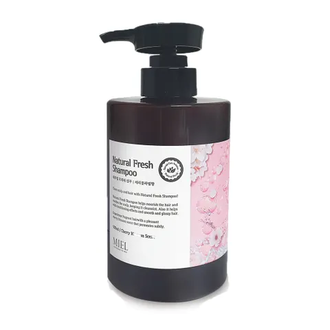 [레디] 미엘 내추럴 프레쉬 헤어 샴푸 500ml 1개 체리 블라썸 두피 케어 진정