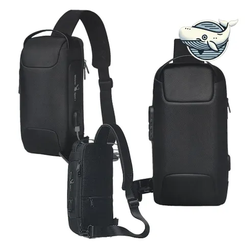 방수 슬링백 번호키 수납용 스마트백 베이지