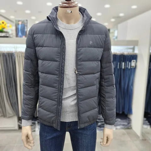(모다인천점)차콜 구스 경량 튜브 다운캐주얼 점퍼/POJP3901C_IC_3