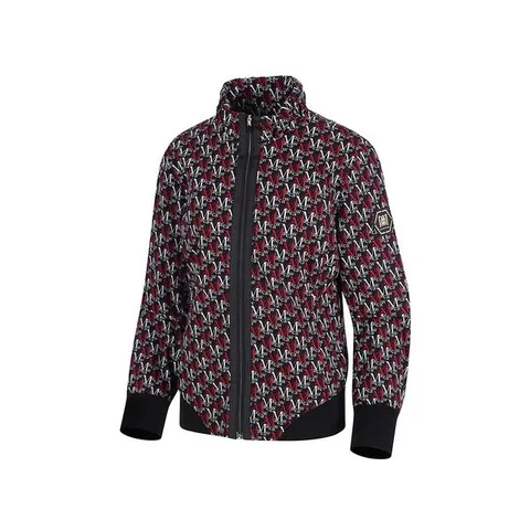 [하프클럽] (여성)로고 패턴 프린트 패딩 점퍼_MMW4PJ11