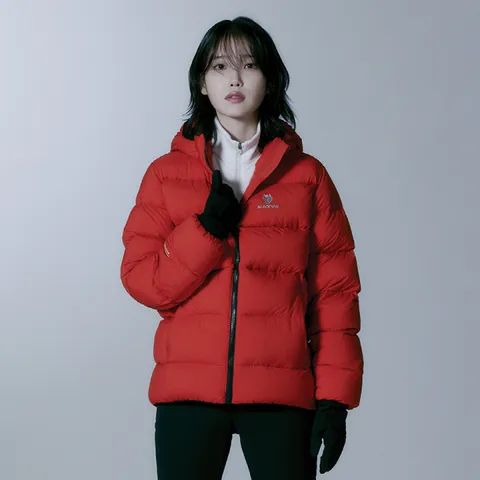 블랙야크 등산 아웃도어 다운자켓  여성 D바론고어텍스WSP다운자켓 Fiery Red 1BYPAW3508-I8