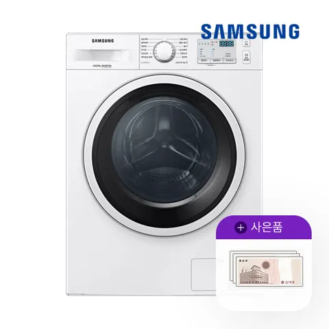 렌탈 삼성 드럼세탁기 빨래 화이트 세탁8kg 건조4kg 세탁건조기 WD80R3320KW 5년 19900