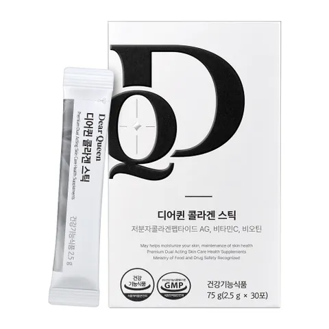 디어퀸 콜라겐 스틱 30포x1박스/1개월 GPH 저분자 펩타이드 비타민C 비오틴