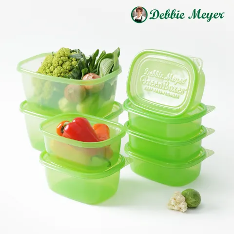 그린박스 밀프랩 반찬통 냉장고정리 소분용기 3세트 8p