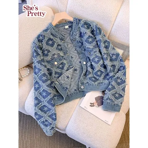 [하프클럽] 스타패셔블데님자켓