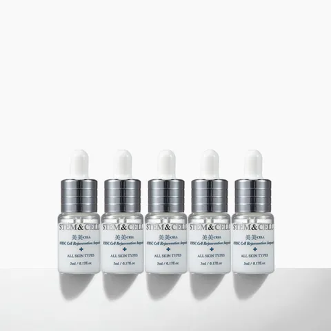 [정가75만원] 스템앤셀 미미셀 앰플 5ml 5개/줄기세포배양액90%/마스크팩(25매)