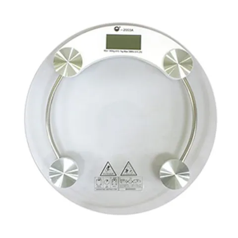 에이치플러스몰 투명 원형 디지털체중계 몸무게 저울 몸무게체중계 스마트체지방체중계